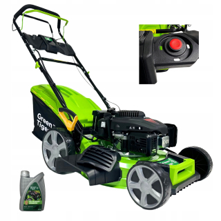 Benzínová kosačka Green Tiger s košom, objem 196 cm³. kôš 62 l, šírka kosenia 51 cm